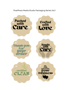 Small-batch custom stickers and product labels for London Ontario businesses.