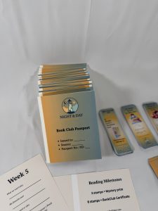 Custom printed event passports and programs for local London organizations.