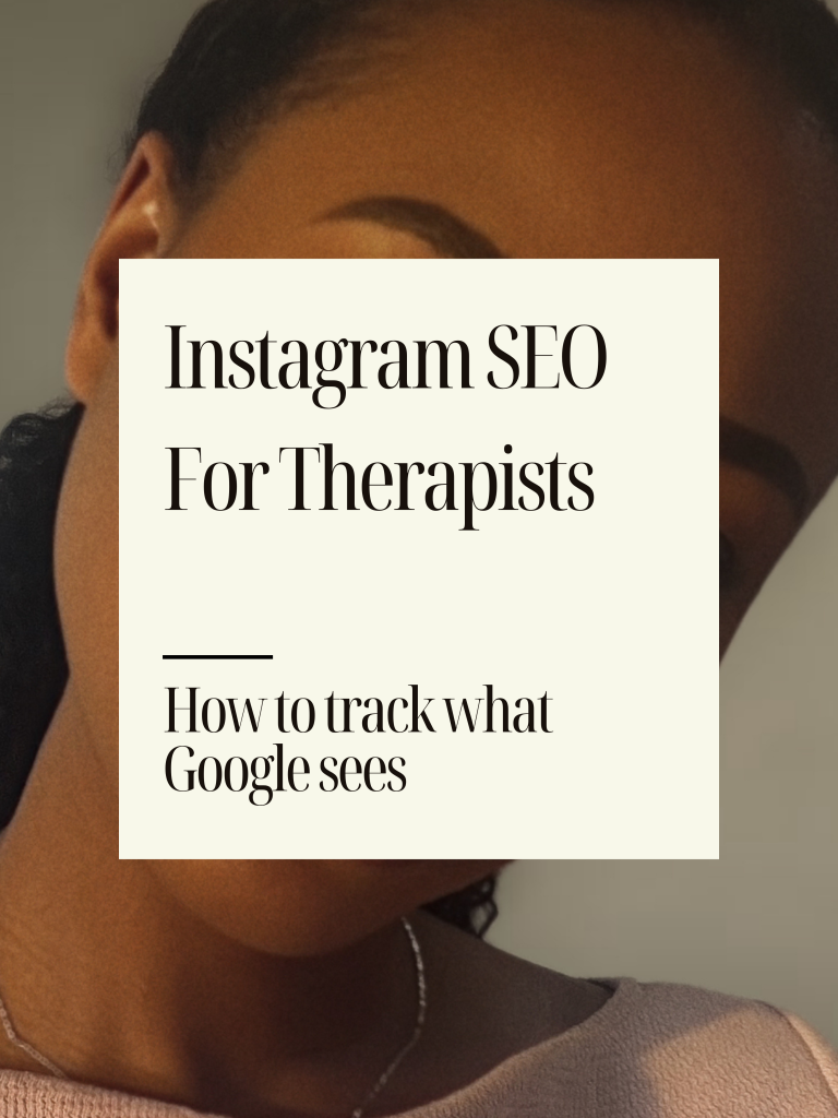 Instagram SEO For Therapists