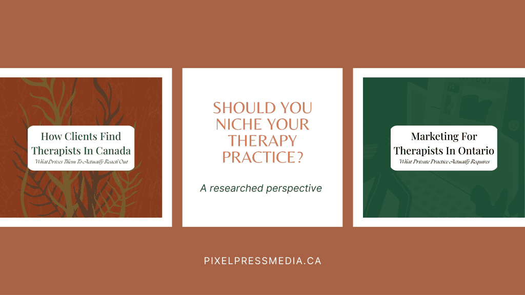 Should I niche my therapy practice